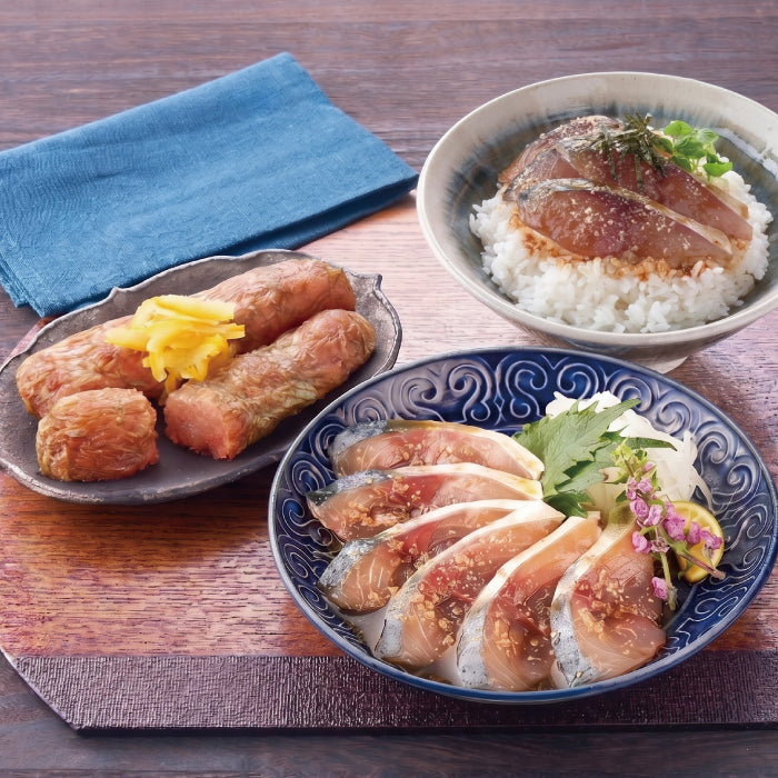 粋（すい）セット / ごま鯖100g×4 ＆ 選べる明太子×1